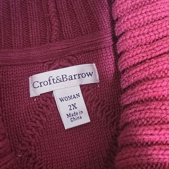 Croft & Barrow Sweater - Size 2X - Picture 7 of 8